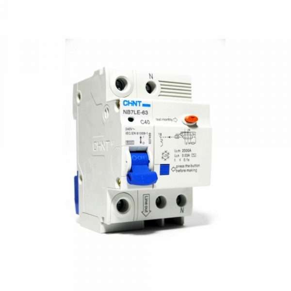 BREAKER DIFERENCIAL RIEL 1P+N 40A CHINT