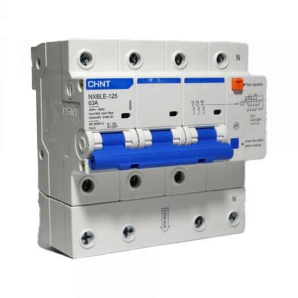BREAKER DIFERENCIAL RIEL 3P+N 63A CHINT