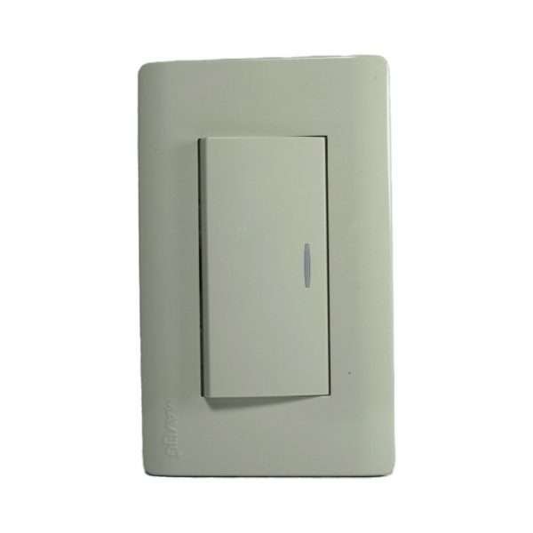 INTERRUPTOR SIMPLE 10A 125/250V MARFIL AQUA