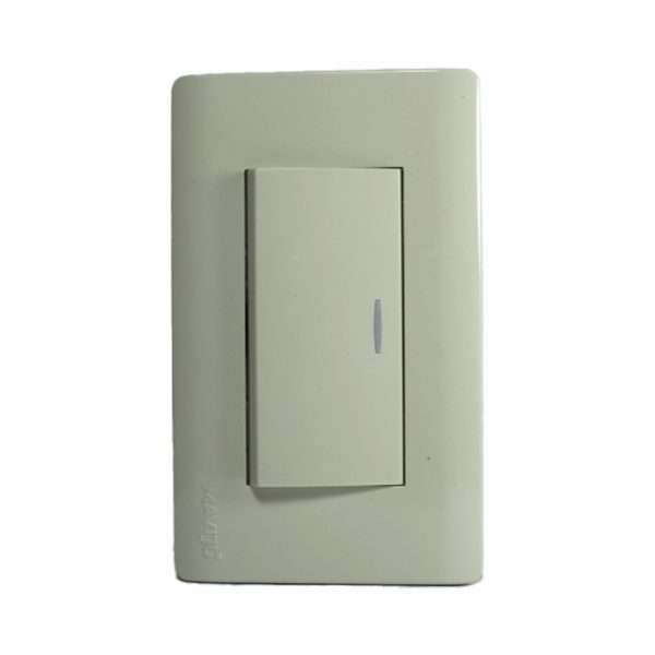 INTERRUPTOR SIMPLE 10A 125/250V MARFIL AQUA