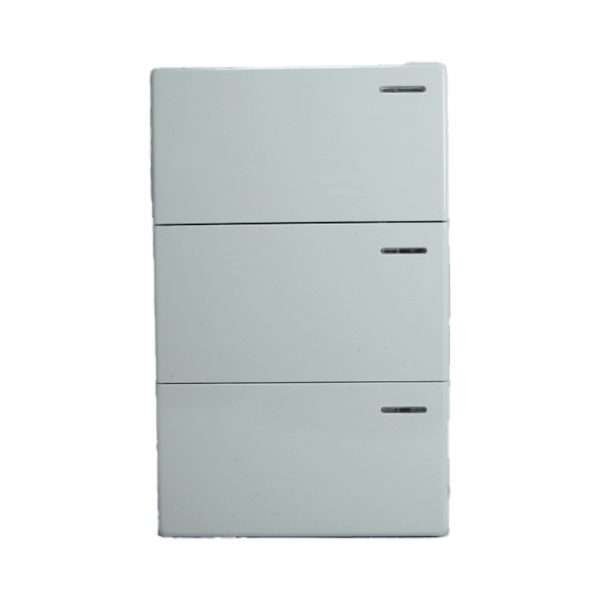 INTERRUPTOR TRIPLE 10A 125/250V BLANCO OPTIMUS