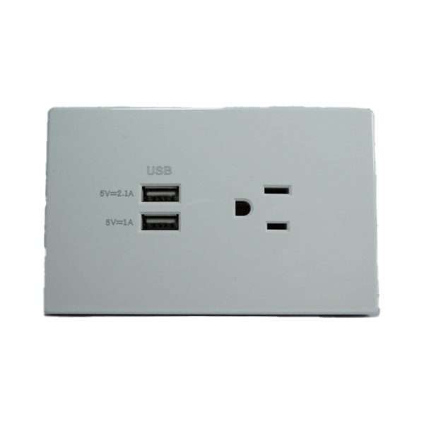 JACK 2XUSB (2.1A+1A) +TOMACO 15A BLANCO OPTIMUS