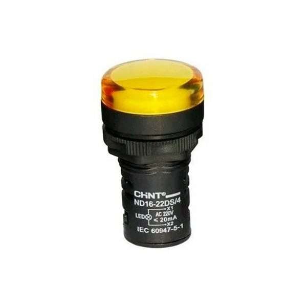 LUZ PILOTO CHINT ND16-22D/4 22MM AMARILLO