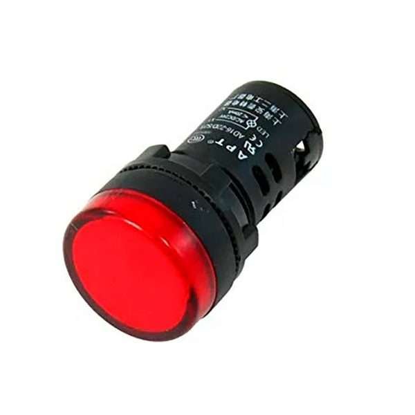 LUZ PILOTO ROJA ELECTRONICO 22MM (110/220V)