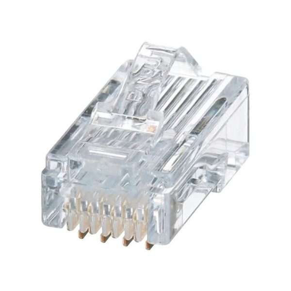 PLUG RJ45 CATEGORIA 5E 50 MICRAS