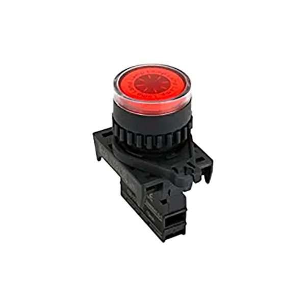 PULSANTE AUTONICS ILUMINADO ROJO NO/NC 100/220VAC