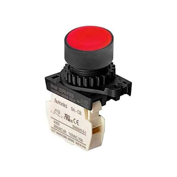 PULSANTE AUTONICS S2PR-P1RB 1NC ROJO