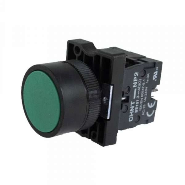 PULSANTE CHINT NP2-EA31 NO VERDE