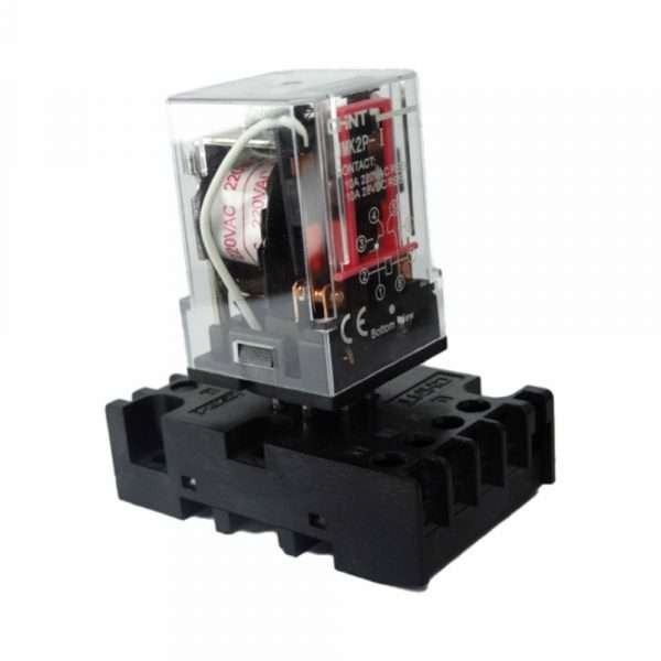 RELE CHINT JMK 8 PINES 220VAC