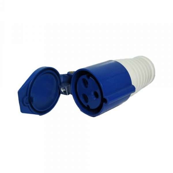 TOMA AEREA AZUL CNC 32A IP44 2P+T 220V