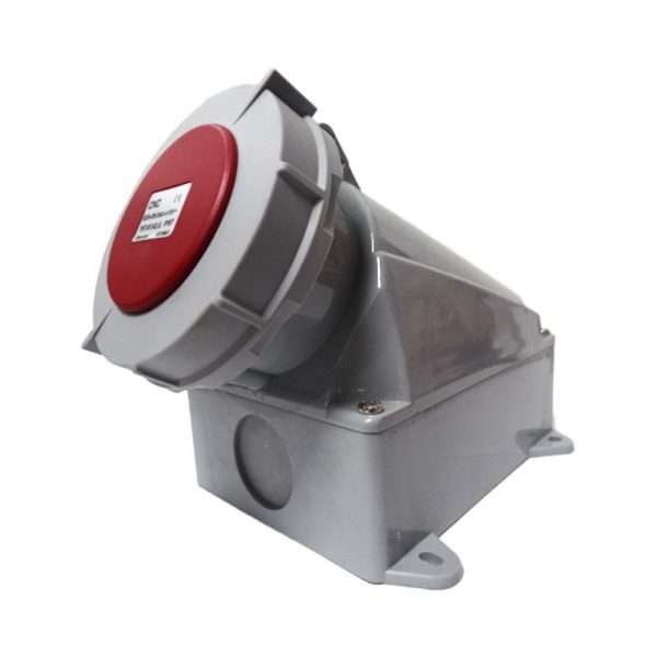 TOMA SOBREPUESTA ROJA IP67 CNC 63A 3P+T 415