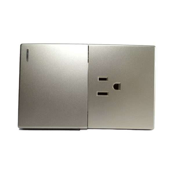 TOMACO POLAR 15A + INTERRUPTOR 10A 125/250V CHAMPA