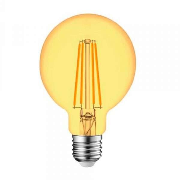 VINTAGE LED AMBAR 8.5W TIPO GLOBO SYLVANIA