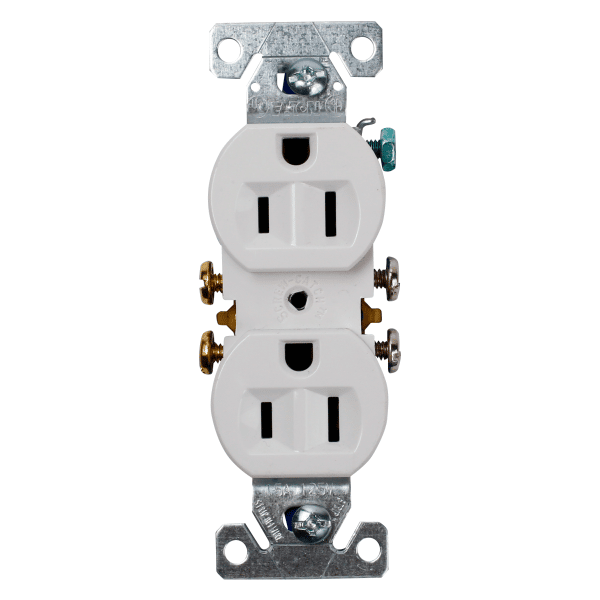 TOMA DOBLE EATON 15A 125V BLANCO 270W